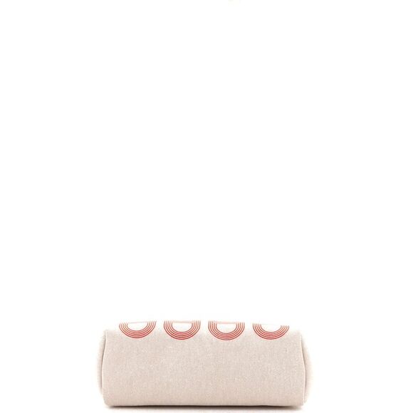 Hermes Herbag Zip Chaine D'Ancre Toile and Leather 31 Neutral, Orange - Picture 5 of 7